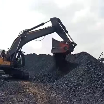 سطل غربالگری و خرد کردن زغال سنگ